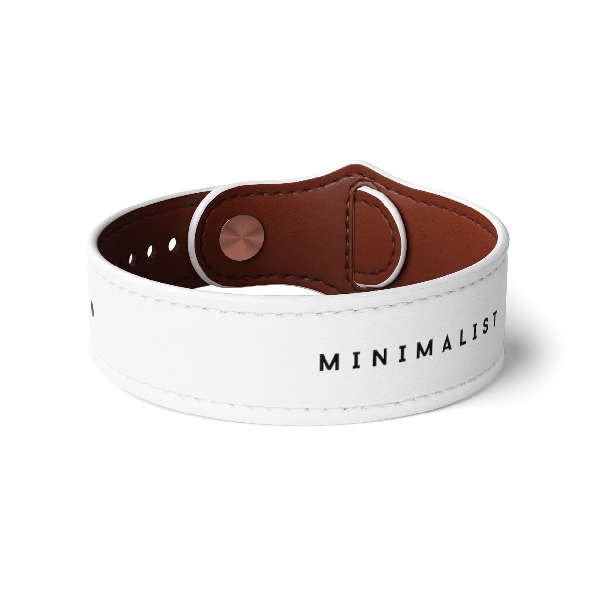 Faux Leather Wristband