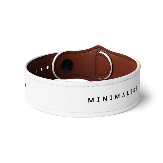 Faux Leather Wristband