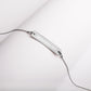 Silver Minimalist Bar Chain Necklace
