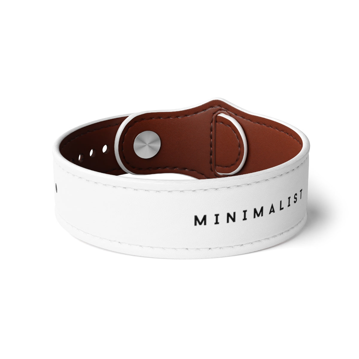 Faux Leather Wristband