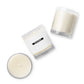 Shaded Glass jar soy wax candle