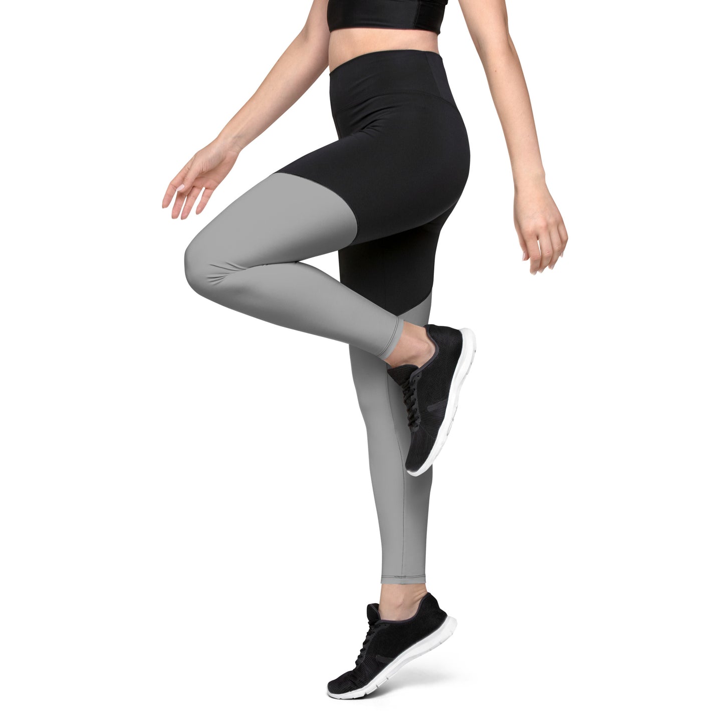 Shaded 2 Tone Sports Leggings