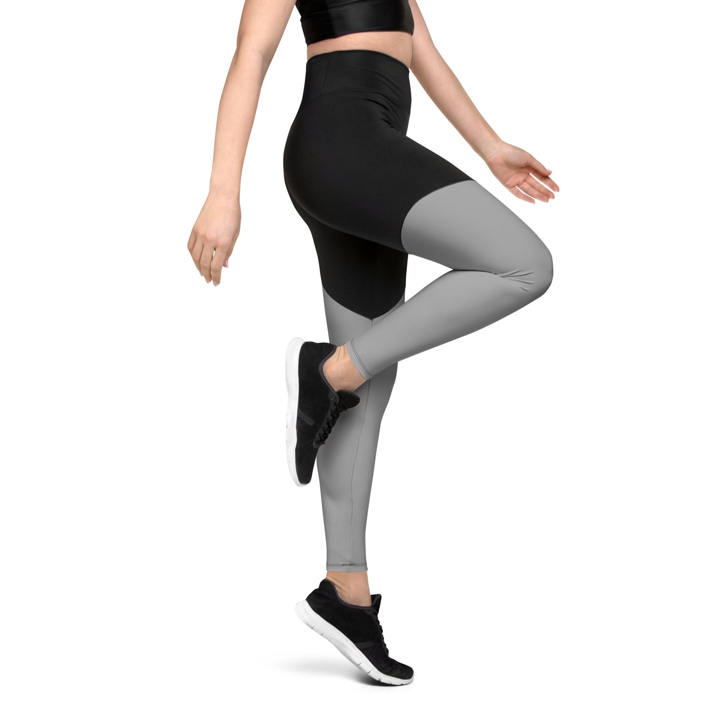 Shaded 2 Tone Sports Leggings