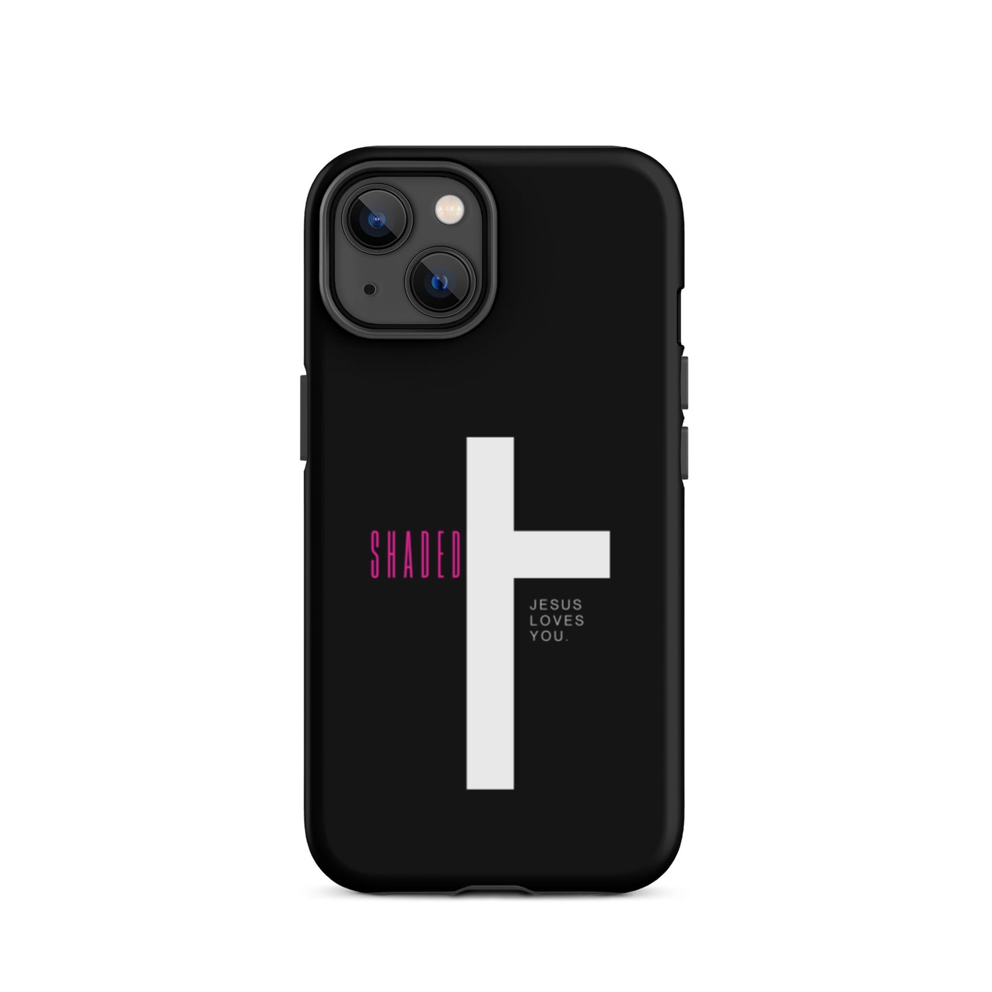 Jesus Loves You Tough iPhone case