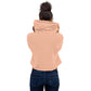 Army Green Crop Hoodie